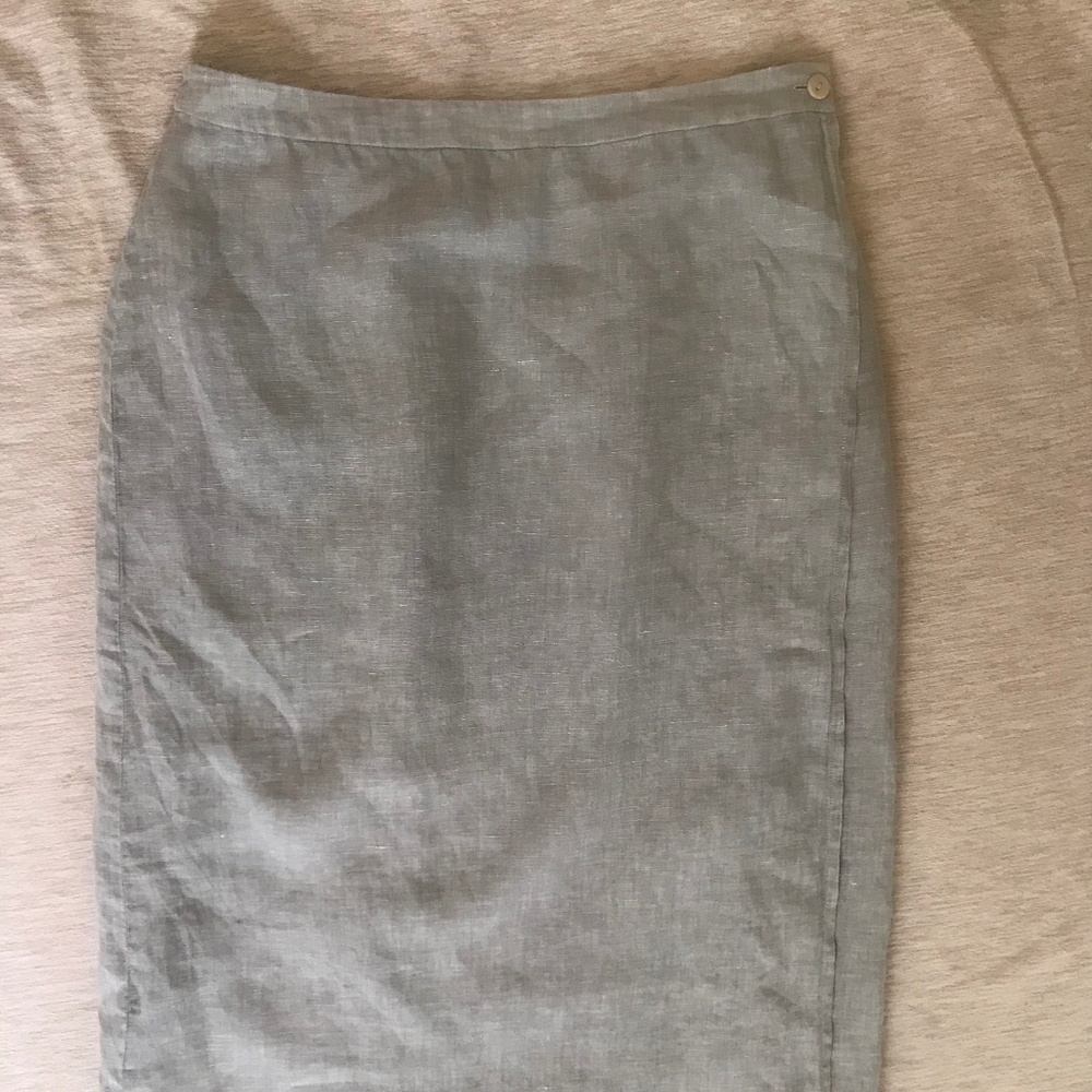 Vintage Eileen fisher linen skirt PS